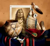 William Acheff, American Native, Oil on canvas