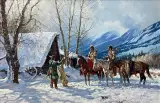 White Man’s Remnants by Martin Grelle, Oil on canvas, sold Apr 2022