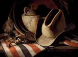 Kyle Polzin, Cowboy’s Tools of the Trade, Oil on canvas