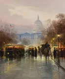 G. Harvey, Genteel Times, Oil on canvas