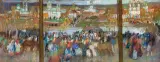 Leon Gaspard, The Fair –Russia 1911, Pastel