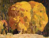 William H. Dunton, October, Oil on board