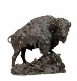 Henry Shrady, Buffalo, Bronze