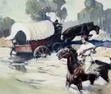 Frank Schoonover, Rough Crossing