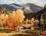 Fremont Ellis, Autumn Comes to Colorado, Oil on canvas