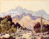 Fremont Ellis, Borderland, Oil on canvas