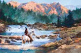 C. Michael Dudash, At One with His World, Oil on board