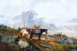 Michael Coleman, In the Halfway River Country, Oil on board