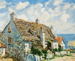 Walter Schofield, Afternoon Light, Oil on canvas