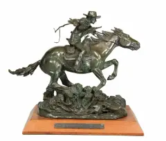 Robert Scriver, The Winchester Rider, Bronze, cast 54/250