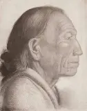 Oscar E. Berninghaus, Old Pueblo Indian–Taos