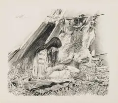 Paul Calle, The Doll Maker, Pencil
