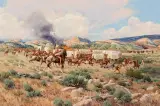 Karin Hollebeke, Broken Treaties, Oil on canvas