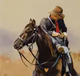 John Fawcett, Battle Weary, Watercolor