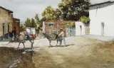 Morris Rippel, Wood Merchant – San Miguel, Watercolor