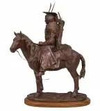 Bud (Lewis) Boller Jr., Winter Warrior, Bronze, cast 12/50