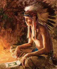 Loren Entz, Meditation, Oil on linen