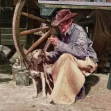 Ray Swanson, Friends Forever, Oil on canvas
