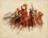 Robert Ryland Kearfott, Pay day, Oil on canvas