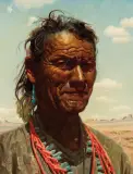 R. Brownell McGrew, A Northern Navajo-Howard Coleman, Oil on board