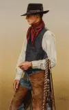 Carrie Ballantyne, Asher Freeman Buckaroo, Colored Pencil