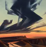 Ed Mell, Wet Desert, Oil on linen