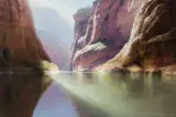 Peter Nisbet, Morning Marble Canyon, Oil on canvas