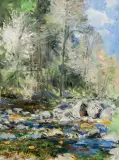 Curt Walters, Spring’s Arrival, Oil on canvas
