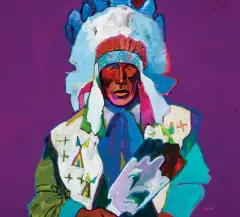 John Nieto, Bear Paw, Oil on canvas