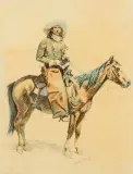 Frederic Remington, Arizona Cowboy, Lithograph