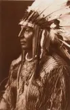 Set of two: Eagle Child – Atsina and White Shield-Arikara by Edward S. Curtis, Photogravure on Dutch Van Gelder paper, sold Apr 2023