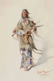 Edgar S. Paxson, Indian Warrior