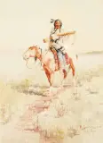 Edgar S. Paxson, Brave And His Horse