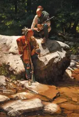 Robert Griffing, At the River’s Edge, Oil on canvas