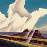 Ed Mell, Cloud Force, Oil on linen