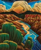 William Haskell, Water?s Persistence, Oil on board