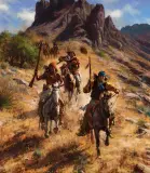 Don Oelze, Hot Pursuit, Oil on canvas
