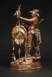 John Coleman, Pasheepaho, Little Stabbing Chief, Bronze, cast 9/35