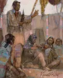 Kenneth Riley, A Sketch for the Council, Acrylic on board