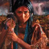 Jeremy Winborg, I Am The Storm, Oil on board