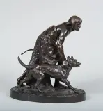 John Quincy Adams Ward, The Indian Hunter, Bronze