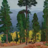 Ernest Martin Hennings, Mountain Aspens Taos