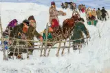 Leon Gaspard, Winter in Siberia, Oil on board