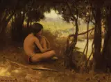 E. Irving Couse, The Young Hunter, oil on canvas