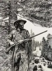 Paul Calle, Mountain Monarch, Graphite