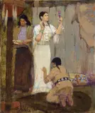 Kenneth Riley, Wedding Day, Acrylic on board