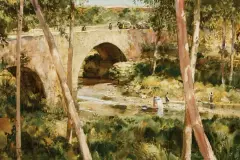 Donald Teague, Wash Day Spain, Watercolor