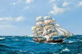Montague Dawson, The British Ambassador Mid Ocean Under Full Sail