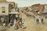 John Philip Falter, Centennial Fourth of July, Oil on canvas