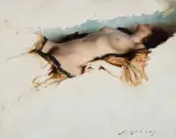 Jeremy Lipking, Timeless Nude, Oil on board